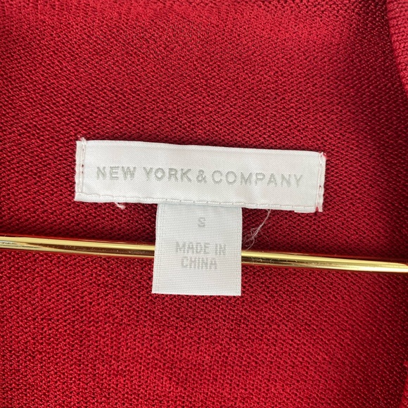 Express Bodycon Midi Dress Corset Detail Dress Blood Red Size Small - Picture 7 of 8